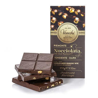 Venchi's Hazelnut Dark Chocolate Bar