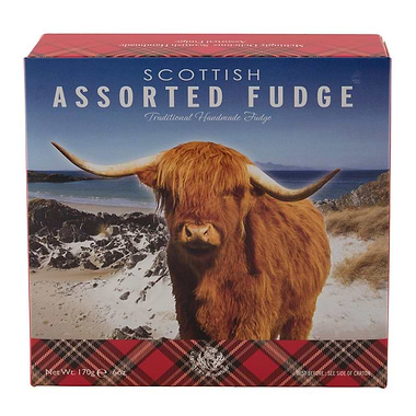 Gardiners Highland Cow Assorted Fudge Carton 170g