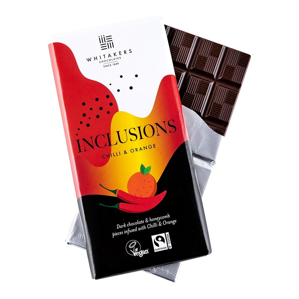Dark Chocolate, Chilli & Orange Bar