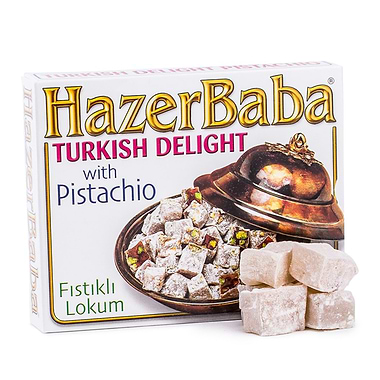 Hazer Baba Pistachio Turkish Delight Carton 125g
