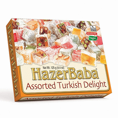 Hazer Baba Assorted Turkish Delight Carton 125g