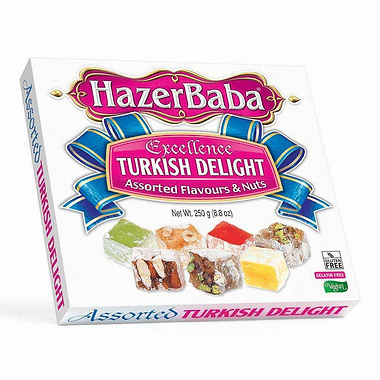 Hazer Baba Excellence Assorted Turkish Delight Carton 250g