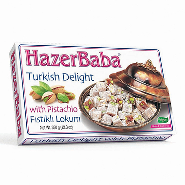 Hazer Baba Pistachio Turkish Delight Carton 350g