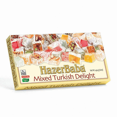 Hazer Baba Mixed Turkish Delight Carton 454g