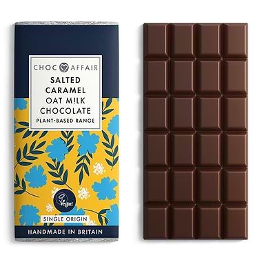 Choc Affair Salted Caramel Oat Milk Chocolate 90g