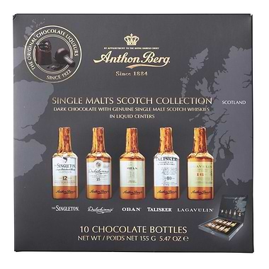 Anthon Berg 10 Chocolate Whisky Liqueurs 155g