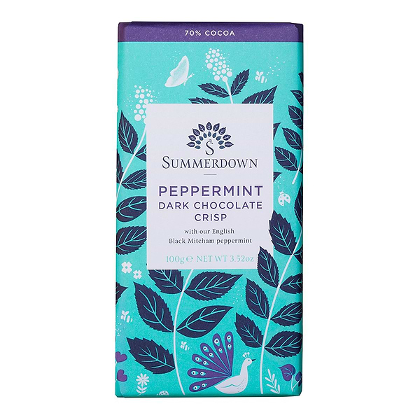 Gnaw Dark Mint Crisp Chocolate Bar 100g