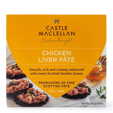 Castle MacLellan Chicken Liver Pâté With Scottish Heather Honey 100g