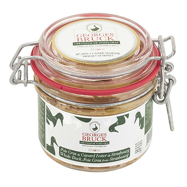 Whole Duck Foie Gras In Glass Jar 180g