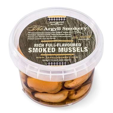 The Argyll Smokery Smoked Mussels 200g