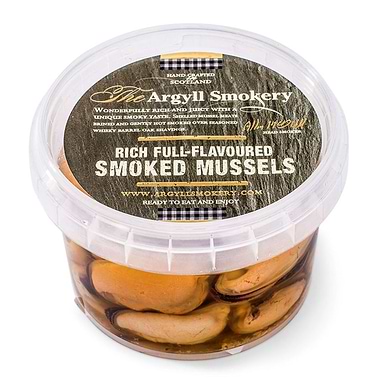 The Argyll Smokery Smoked Mussels 200g