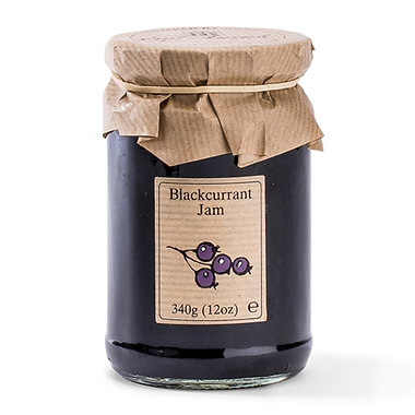 Edinburgh Preserves Blackcurrant Jam 340g