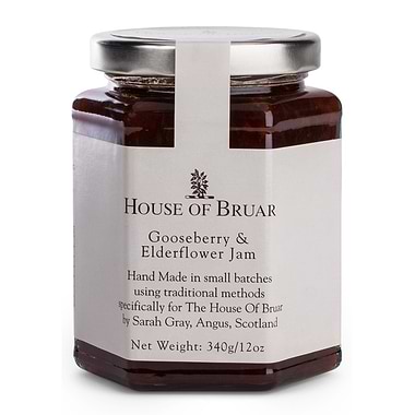 The House of Bruar Gooseberry & Elderflower Jam 340g