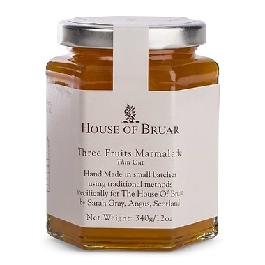 The House of Bruar Three Fruits Marmalade 340g
