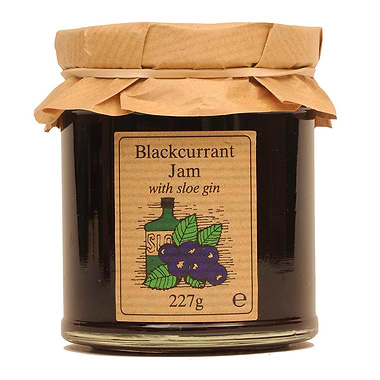 Blackcurrant Preserve With Sloe Gin 227g