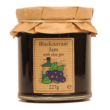 Blackcurrant Preserve With Sloe Gin 227g