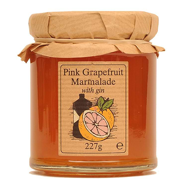 Pink Grapefruit Marmalade with Gin