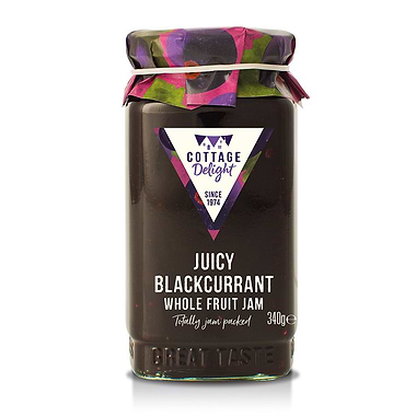 Blackcurrant Whole Fruit Jam 340g