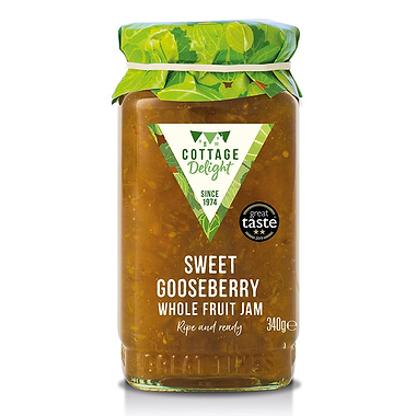 Sweet Gooseberry Whole Fruit Jam 340g