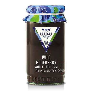 Wild Blueberry Whole Fruit Jam 340g