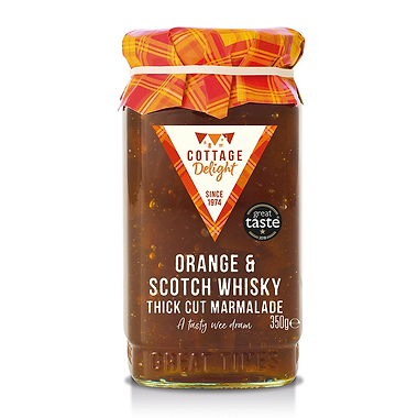Orange & Scotch Whisky Thick Cut Marmalade 350g