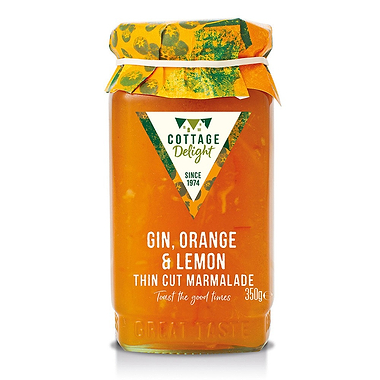 Gin, Orange & Lemon Thin Cut Marmalade 350g
