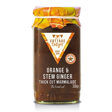 Orange & Stem Ginger Thick Cut Marmalade 350g