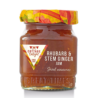 Rhubarb & Stem Ginger Jam 113g