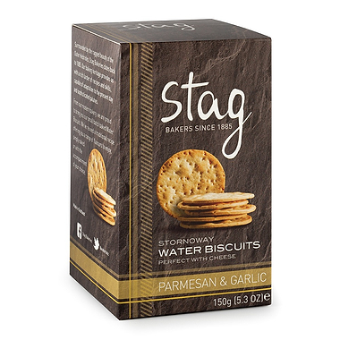 Parmesan & Garlic Water Biscuits 150g