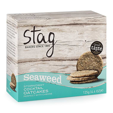 Cocktail Seaweed Oatcakes 125g