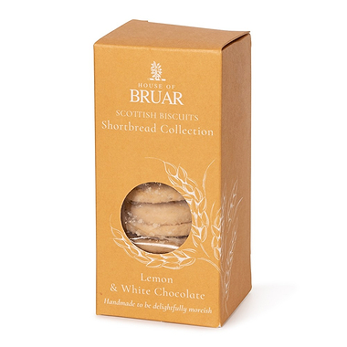 House of Bruar Lemon & White Chocolate All Butter Shortbread 150g