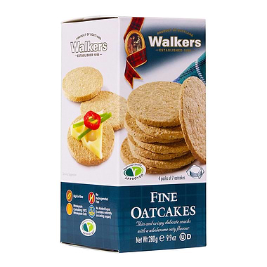 Walkers Fine Oatcakes 280g