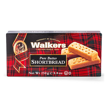 Walkers Pure Butter Shortbread Box 250g