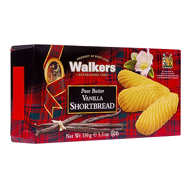 Walkers Vanilla Shortbread Carton 150g
