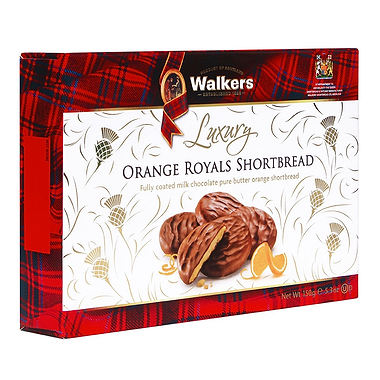 Walkers Shortbread Orange Royals Carton 150g