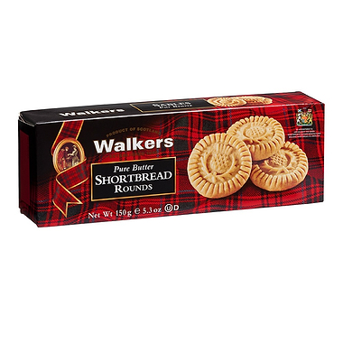 Walkers Shortbread Rounds Carton 150g