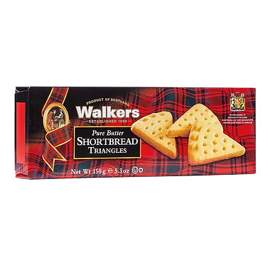 Walkers Shortbread Pure Butter Triangle Carton 150g