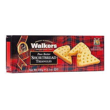 Walkers Shortbread Pure Butter Triangle Carton 150g