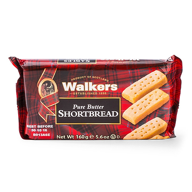 Walkers Pure Butter Shortbread 160g