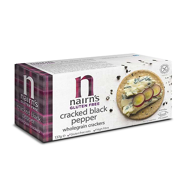 Gluten Free Wholegrain Black Pepper Crackers