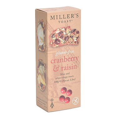 Gluten Free Cranberry & Raisin Toast 100g