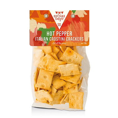 Hot Pepper Italian Crostini Crackers 170g