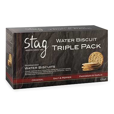Stornoway Water Biscuit Triple Pack