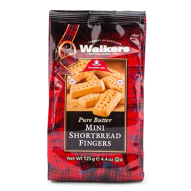 Walkers Mini Shortbread Fingers 125g