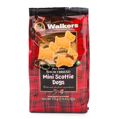 Walkers Mini Shortbread Scottie Dogs 125g