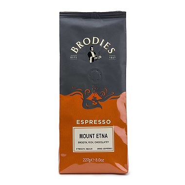Brodies of Edinburgh Mount Etna Ground Coffee 227g