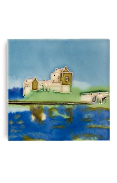 Painted Ceramic Tile