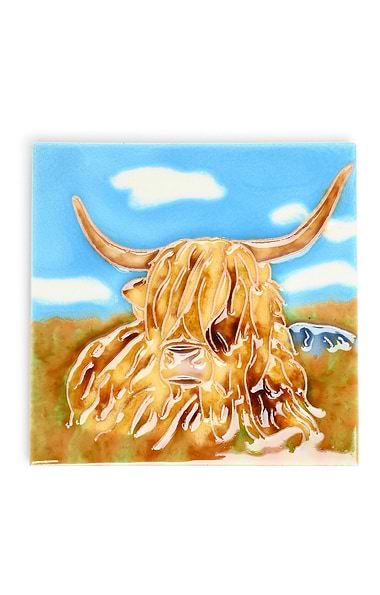 Painted Ceramic Tile