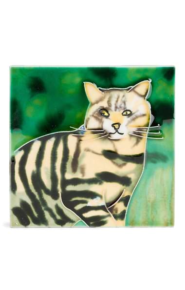 Painted Ceramic Tile