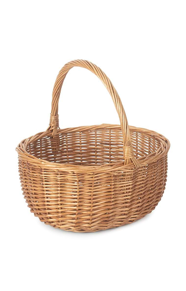 Oval Willow Shopper